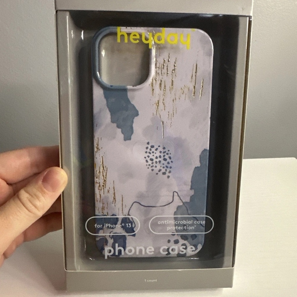 Heyday Abstract Blue and Gold iPhone 13 Case